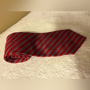 Limited Edition Daniel Cremieux Collection Red and Blue Striped Tie